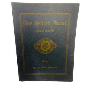 Waynesburg College The Yellow Jacket Senior Number June 1925 Yearbook Antique